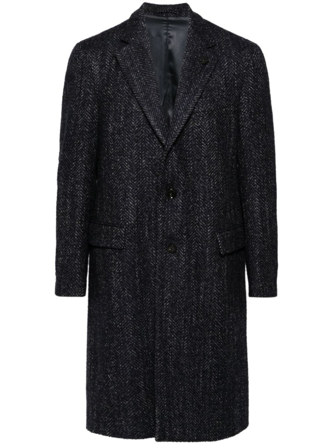 

Lardini пальто с брошью, синий