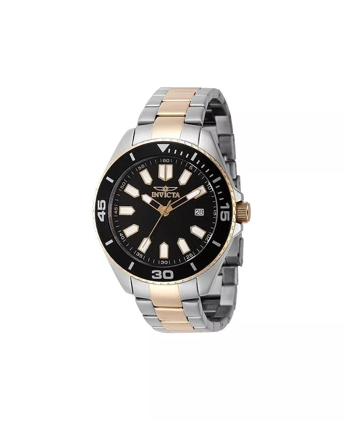 

Мужские часы Pro Diver Quartz 3 Hand Black Dial, модель 46319 Invicta, золотой