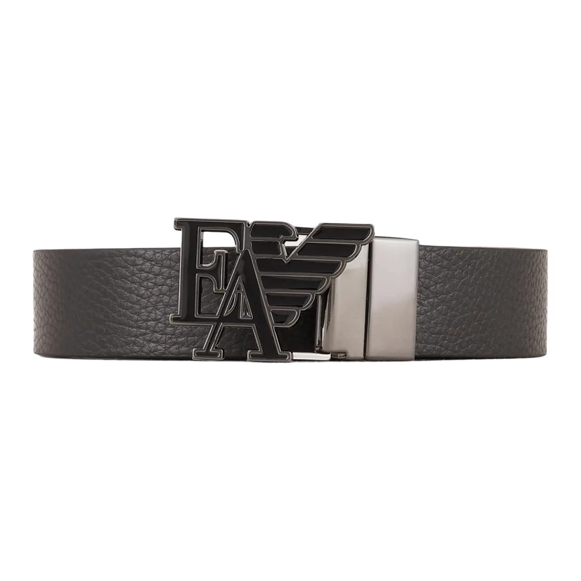 

EMPORIO ARMANI Ремень мужской из коровьей кожи, черный, ширина 3 см