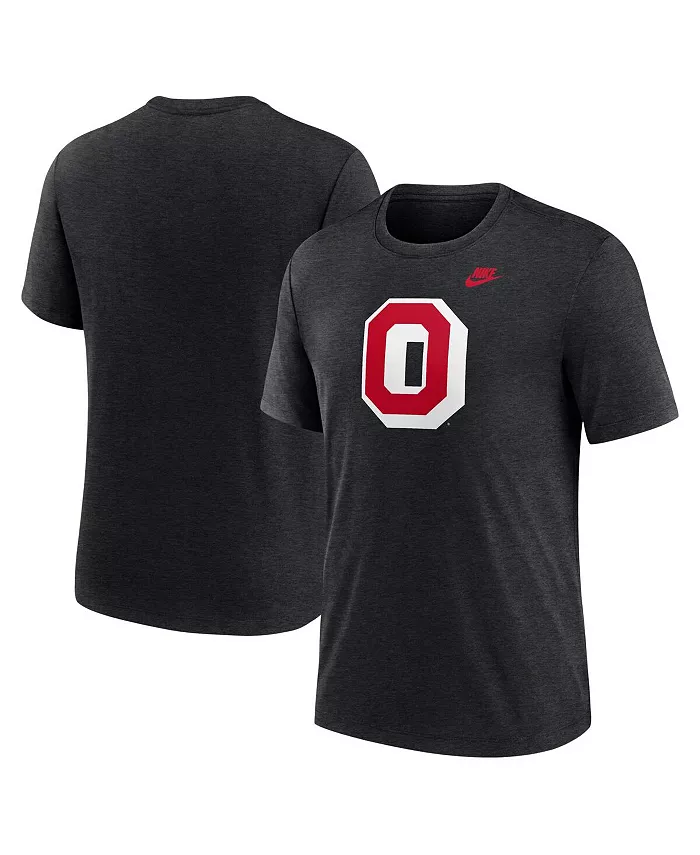 

Мужская футболка Ohio State Buckeyes Blitz Evergreen Legacy Primary Tri-Blend Nike, черный