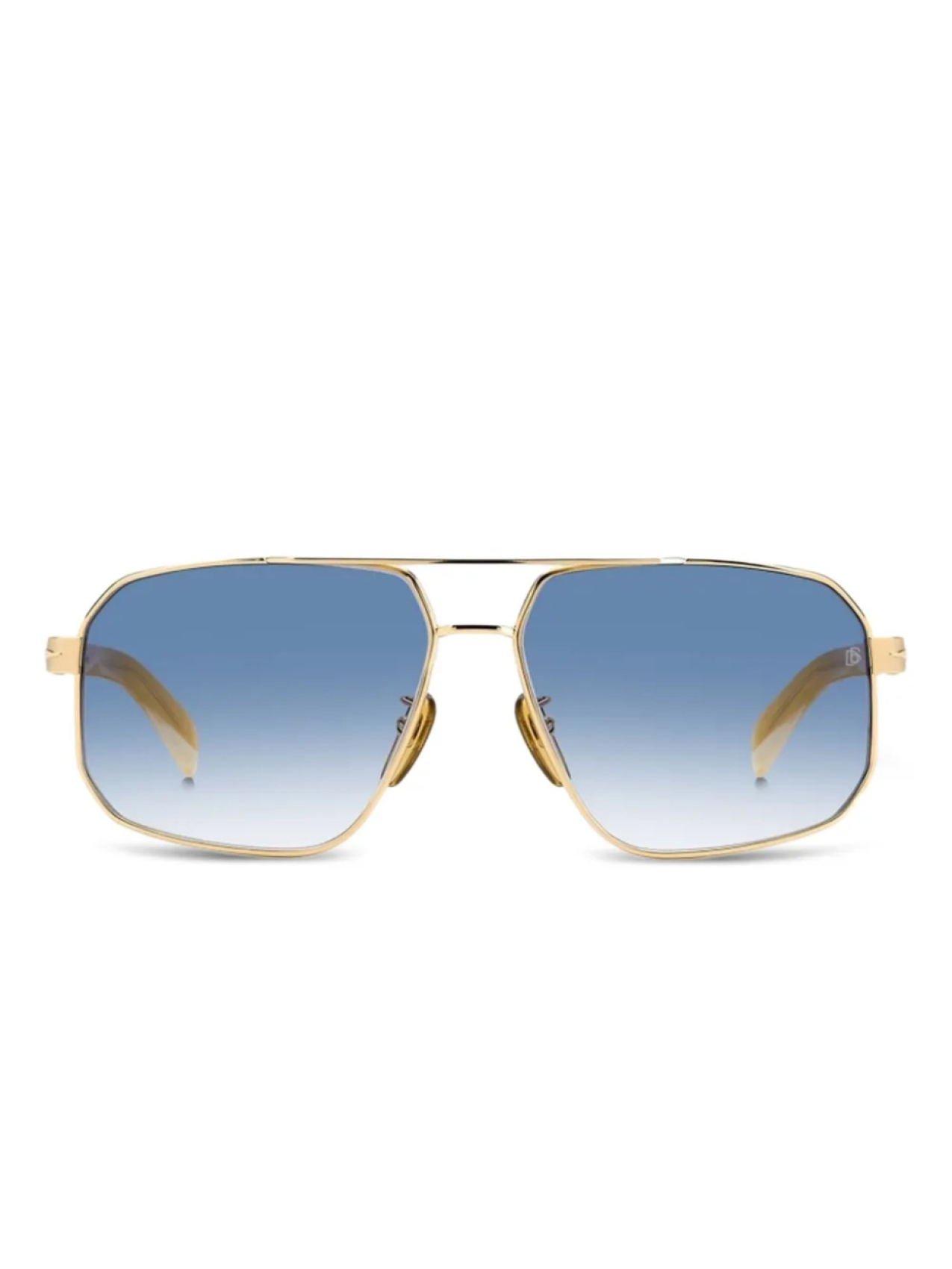 

Солнцезащитные очки-пилоты DAVID BECKHAM EYEWEAR, золотой