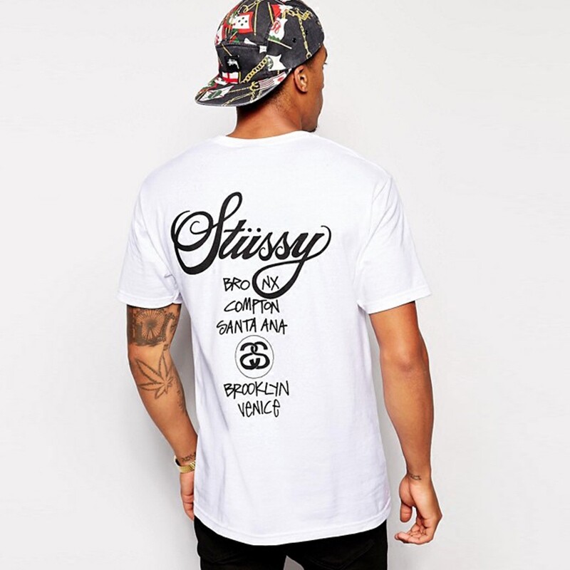 Футболка World Cruise Series унисекс Stussy, белый — фото 4