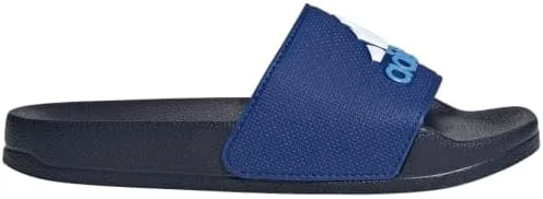 Шлепанцы для душа Adidas Kids Adilette, сине-белый — фото 2