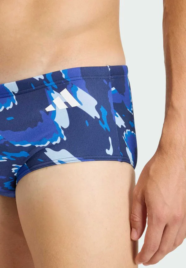 Широкие плавки для плавания с графическим рисунком команды ripstream Adidas Performance, Dark Blue/Semi Lucid Blue — фото 3