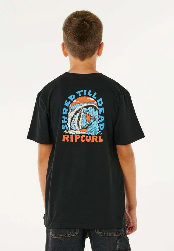 Футболка с принтом manches courtes Rip Curl, Black