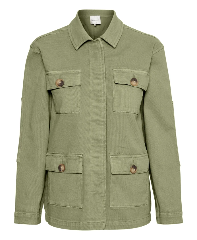 

Стильная армейская куртка My Essential Wardrobe, зеленый