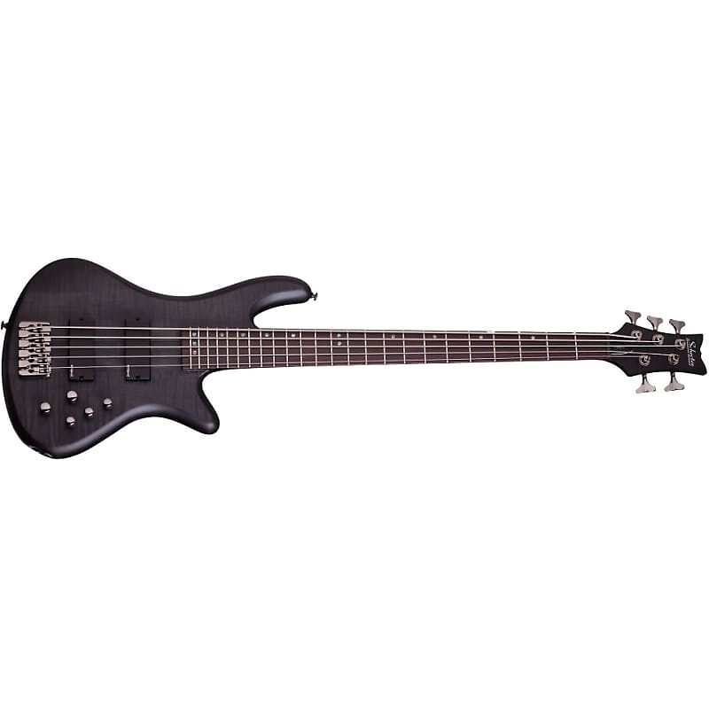 

Басс гитара Schecter Stiletto Studio-5 See-Thru Black Satin 5-String Electric Bass Guitar Studio - BRAND NEW