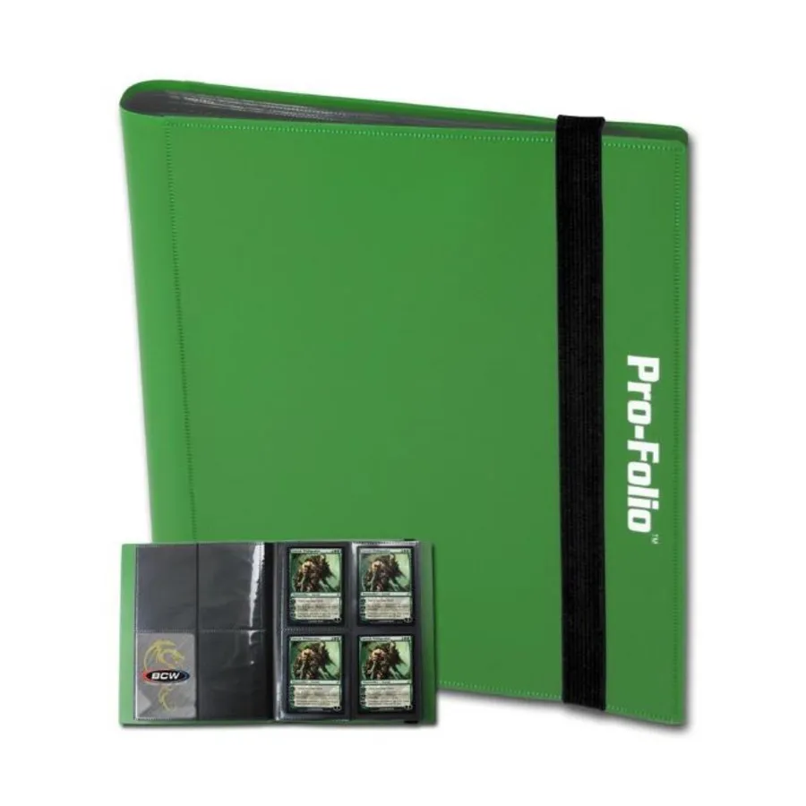 

Альбом Pro-Folio с 4 карманами — зеленый, Binders (BCW Supplies)