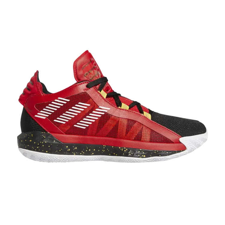 

Кроссовки Adidas Dame 6, красный
