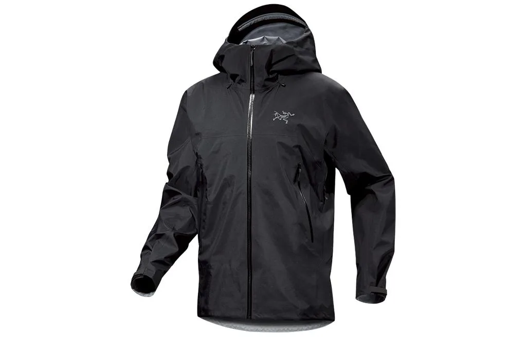 Куртка ветровка Arc'teryx BETA водонепроницаемая, ветрозащитная, легкая мужская, Black Sapphire/Black Sapphire — фото 4
