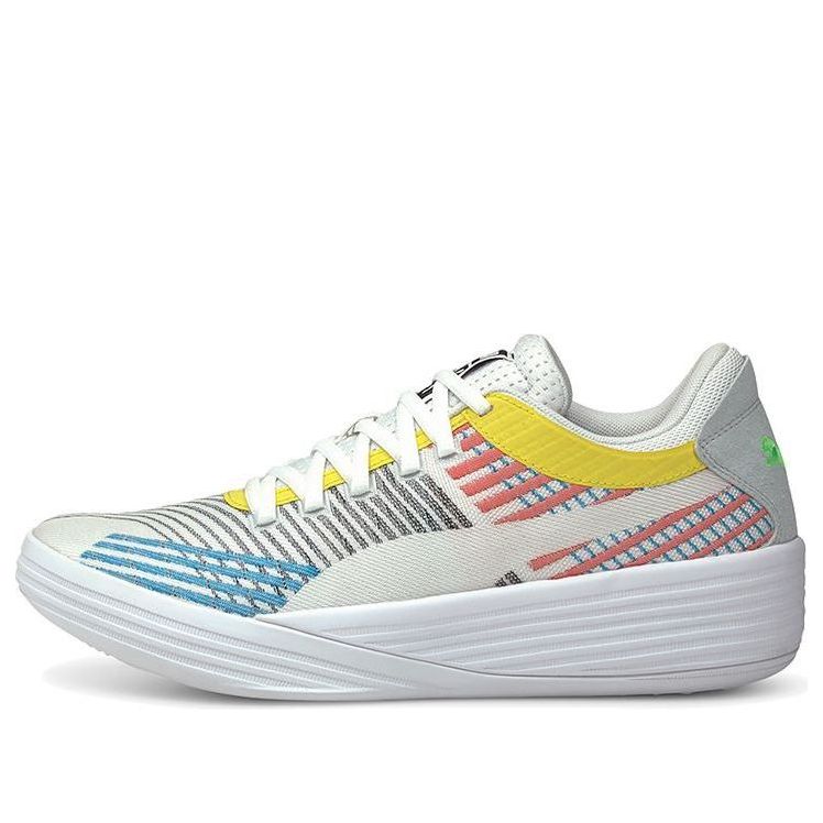 

Кроссовки PUMA Clyde All-Pro 'White Multicolor' 194039-01, белый