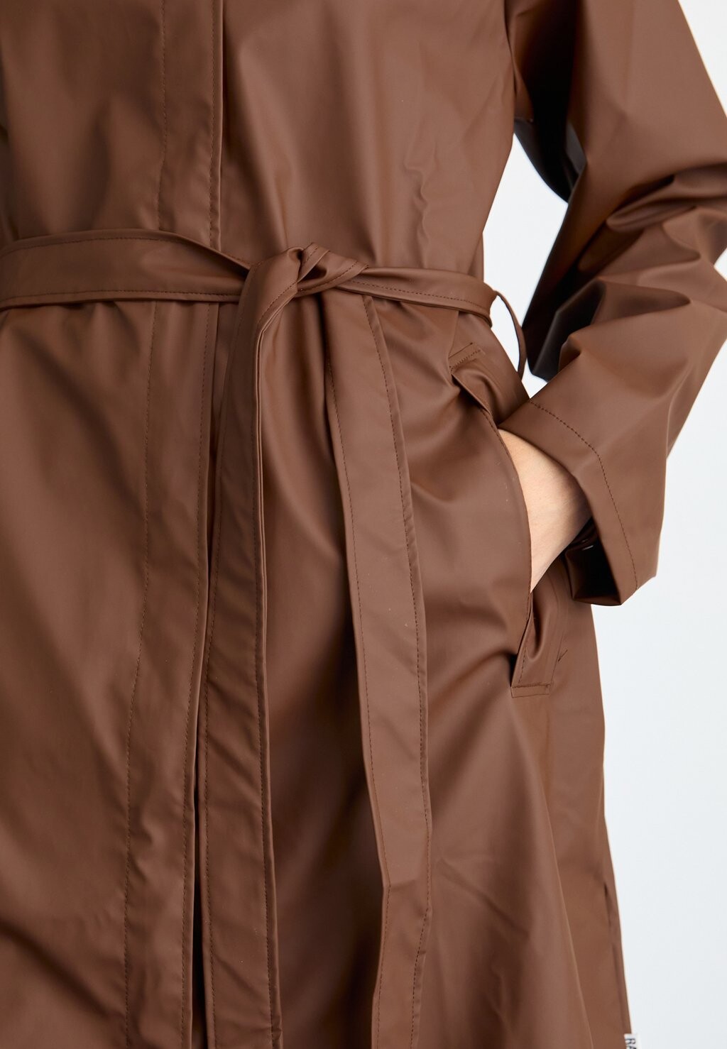 

Парка ALINE LONGER JACKET Rains, коричневый