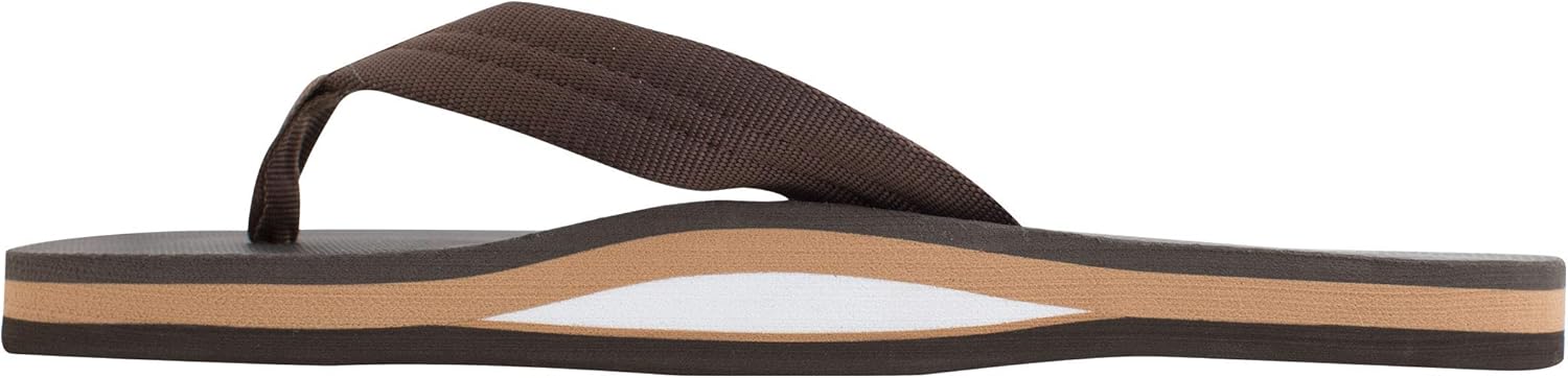 Мужские сандалии Rainbow Single Layer Soft Top 1" с верхом из мягкого материала и ремешком из нейлона, наполненным EVA Rainbow Sandals, коричневый — фото 2