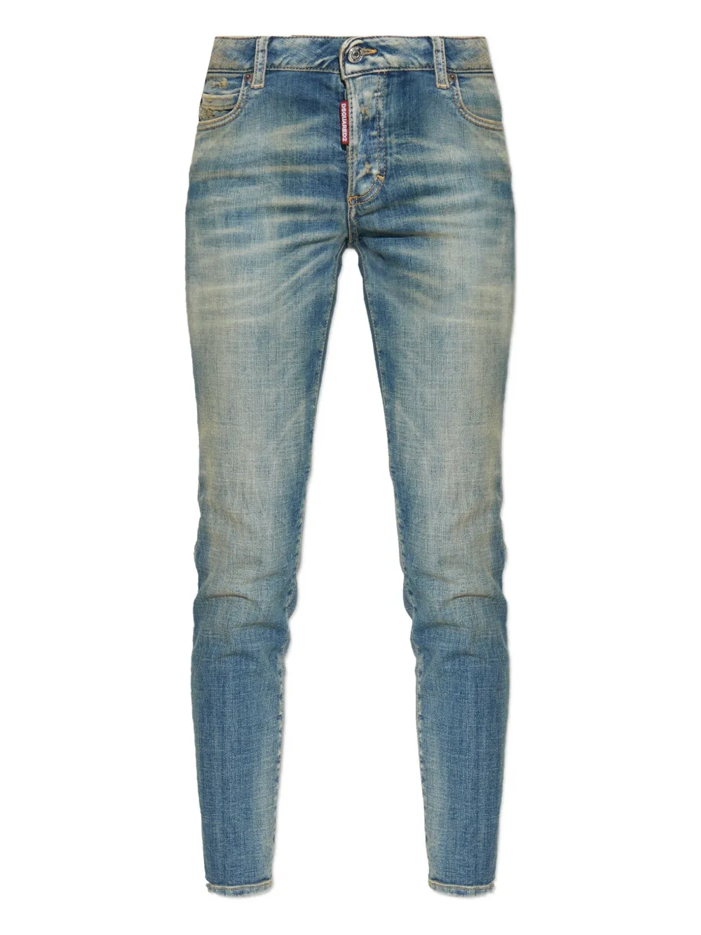 

Джинсы с эффектом потертости DSQUARED2, синий