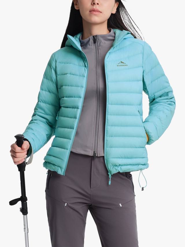 

Водонепроницаемая куртка с капюшоном из гусиного пуха Bosideng, Crystal Blue