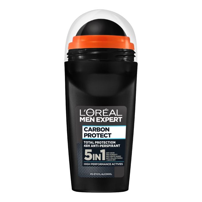 

Шариковый дезодорант-антиперспирант Carbon Protect L'oreal Men Expert, 50 мл