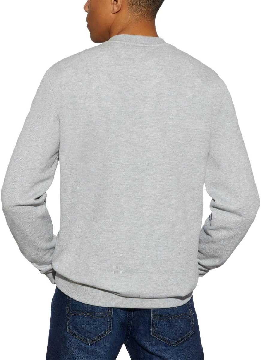 Мужская толстовка Calvin Klein Standard Fit с круглым вырезом, Gray — фото 2