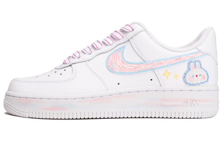 

Кроссовки Nike Air Force 1 Skateboard Shoes Women's Low-Top White Pink
