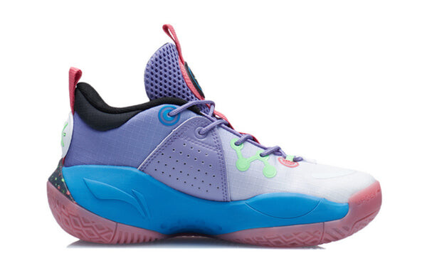 Кроссовки wade all city 9 v1.5 mid Li-Ning, фиолетовый — фото 2