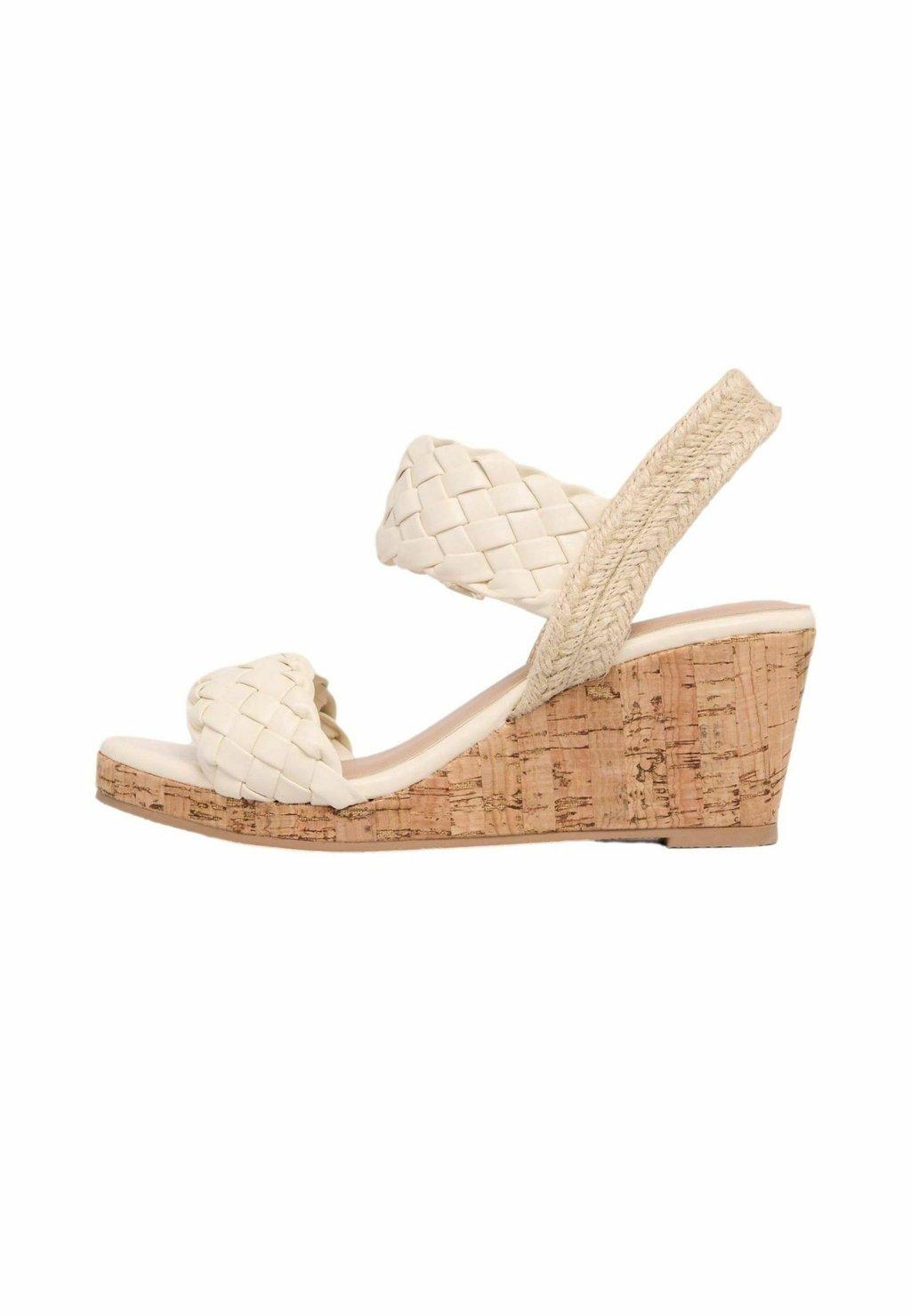 Босоножки на платформе Wedge sandals Lipsy, белый