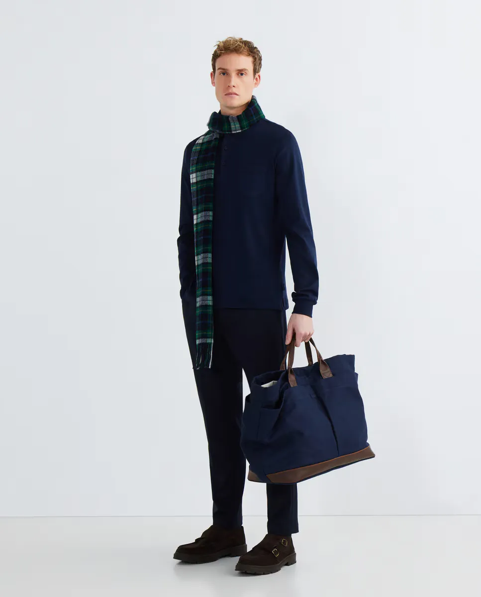 

Мужские синие классические брюки slim fit Roy Robson, темно-синий