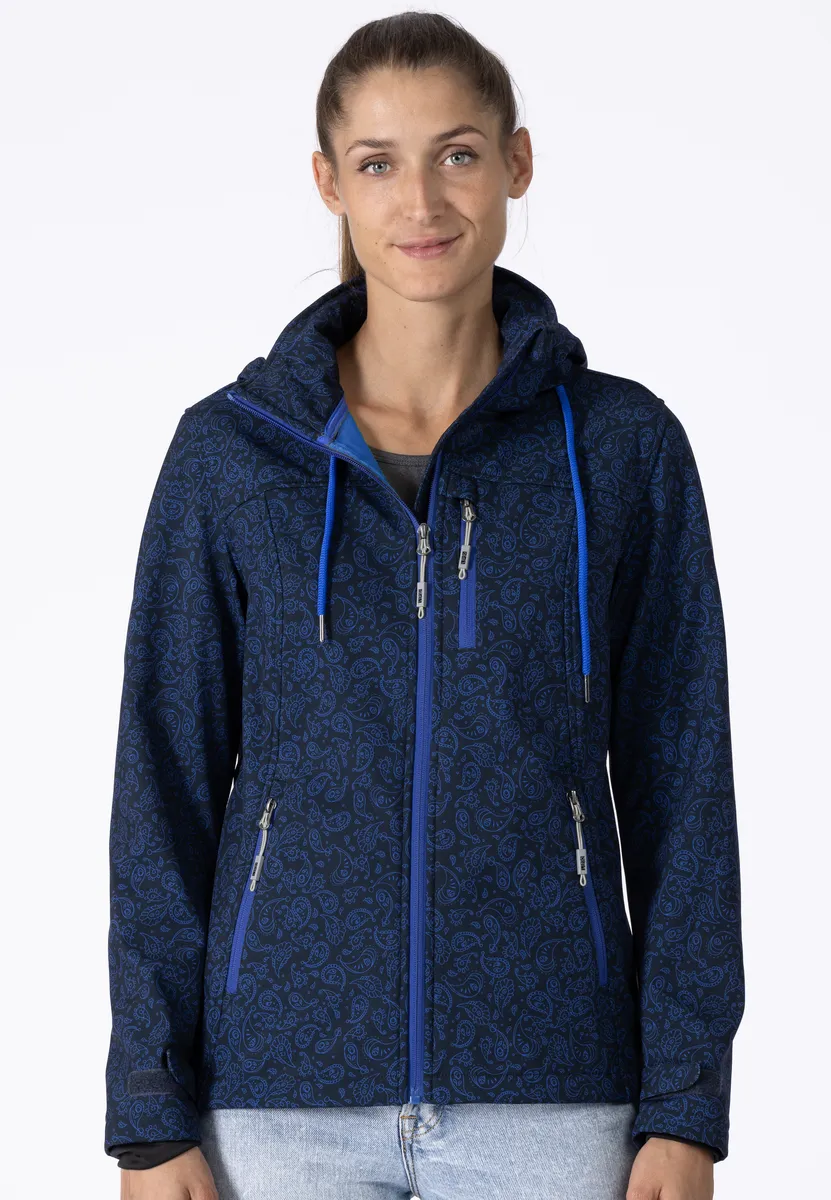 

DEPROC Active куртка из софтшелла "SUN PEAK II WOMEN", со съемным капюшоном, цвет морской волны