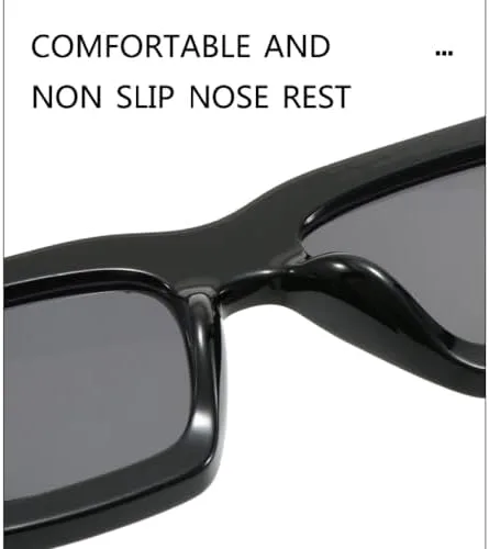 

Классические квадратные солнцезащитные очки 2026 года для женщин, защита от УФ-излучения UV400, винтажные панк-очки для мужчин и женщин MTZJH, Blue Brown