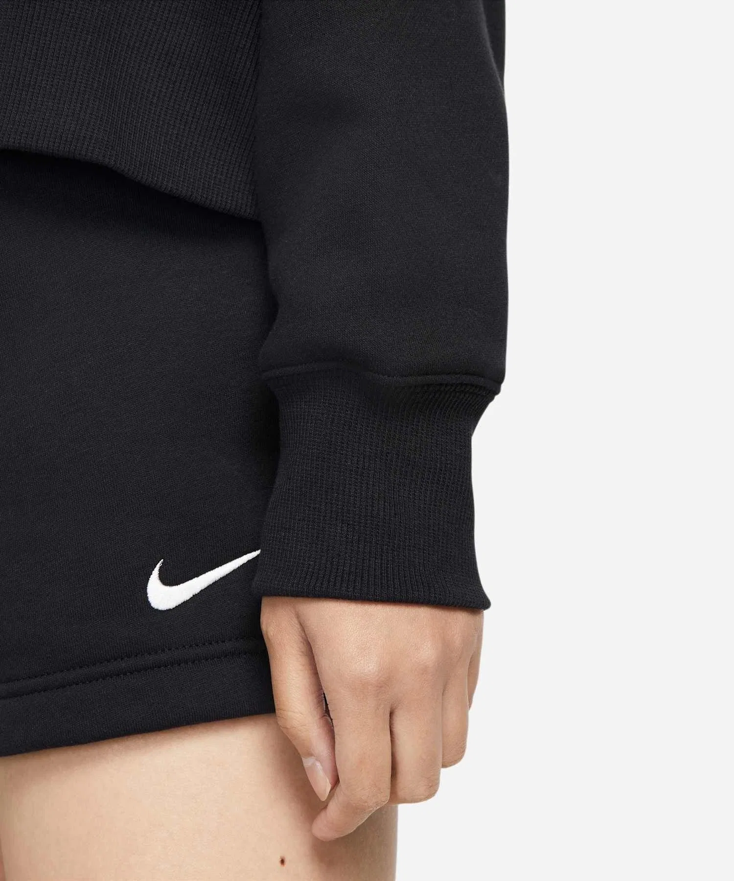 《В наличии комплект》 Женская толстовка Nike Sportswear Phoenix Fleece Over-Oversized Crewneck DQ5762-010, черная — фото 4