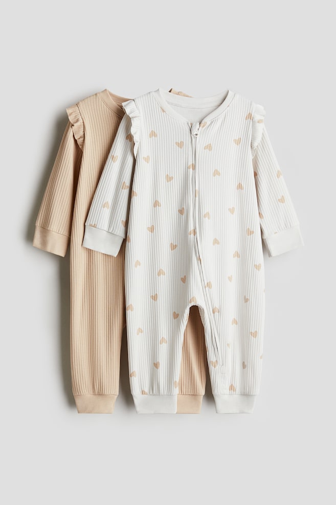 

2 упаковки хлопковых пижам H&M, мультиколор