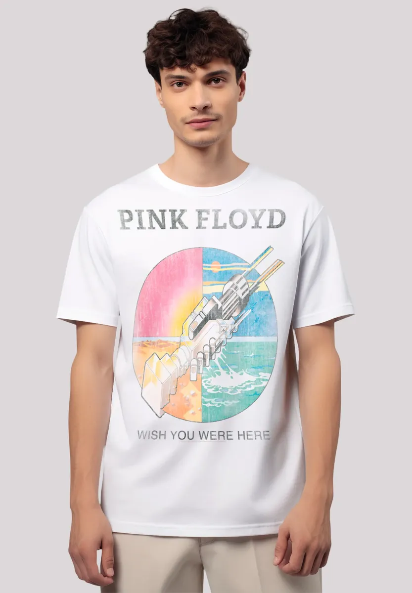 

F4NT4STIC Футболка "Pink Floyd Wish You Were Here", премиум качество, белый