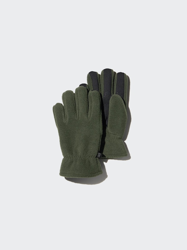 

Перчатки HEATTECH с подкладкой Uniqlo, 58 dark green