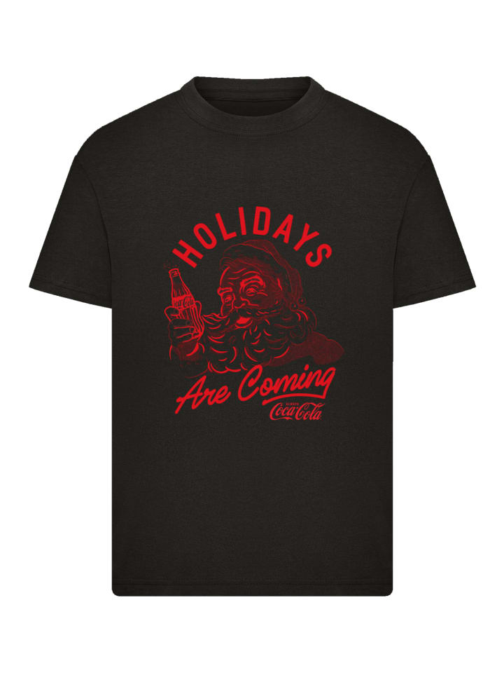 

Футболка Coca Cola Holidays Are Coming 2 черного цвета F4NT4STIC, Черный, Футболка Coca Cola Holidays Are Coming 2 черного цвета F4NT4STIC