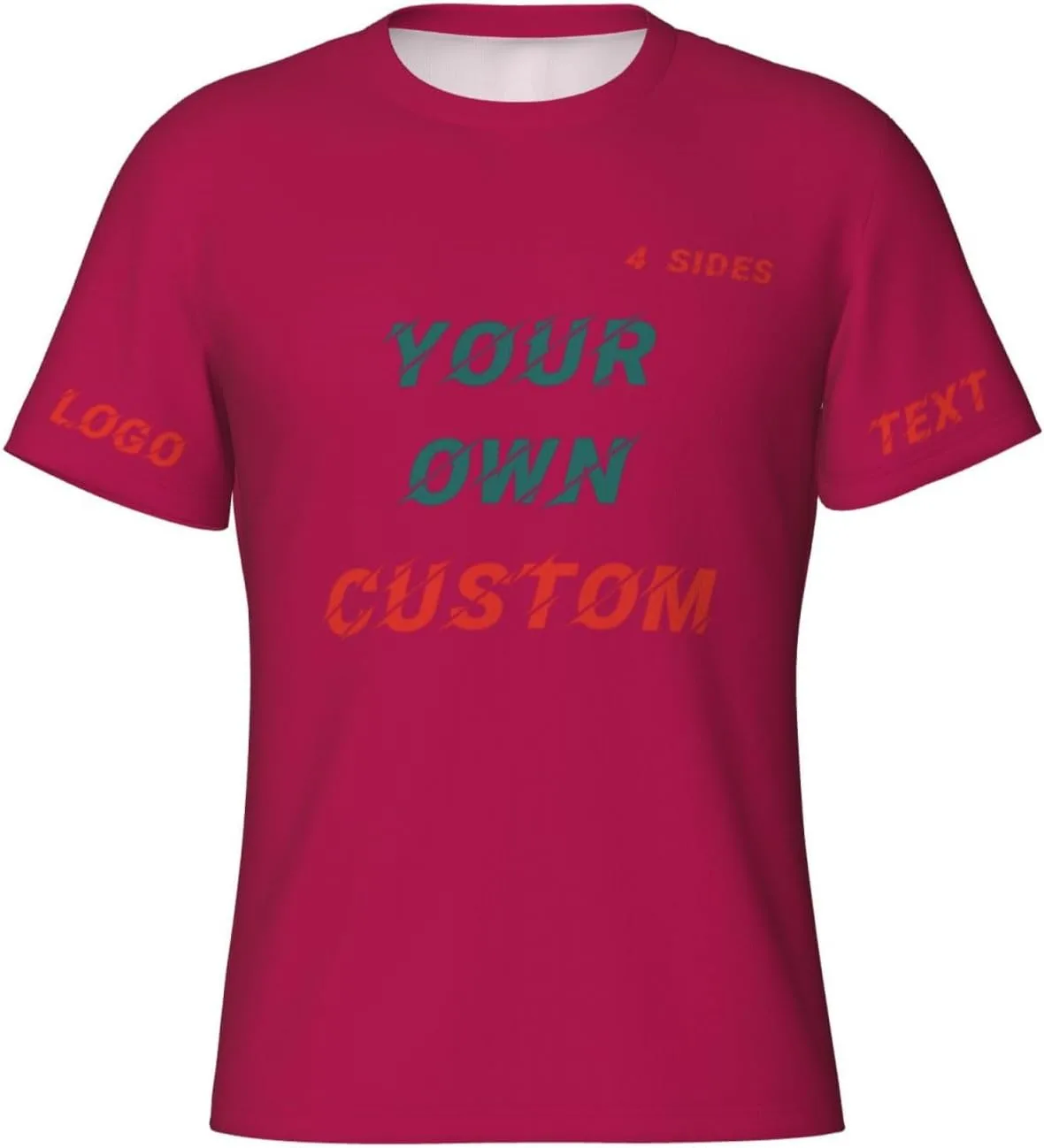 

Футболка Custom с принтом на 4 сторонах