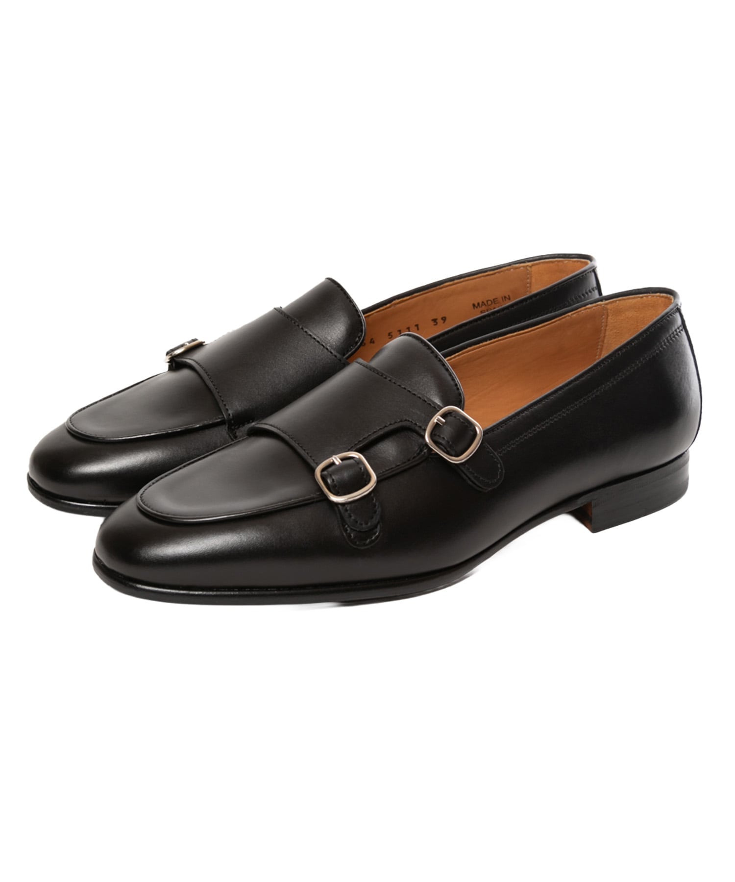 Туфли двойная пряжка Berwick1707, black