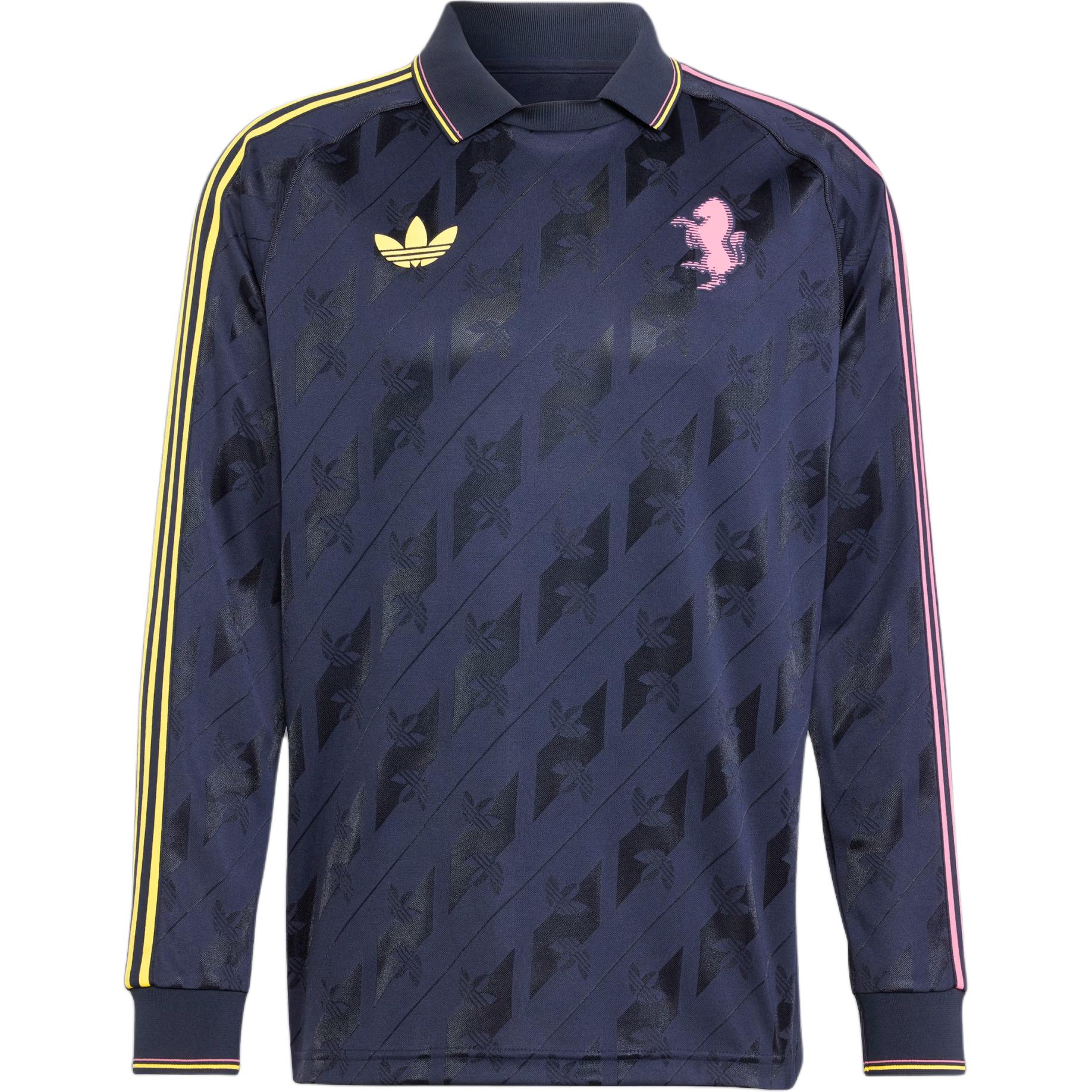 Футболка Free Shipping With AdiClub Juventus Lfstlr Jersey Adidas Originals, Legend Ink — фото 3