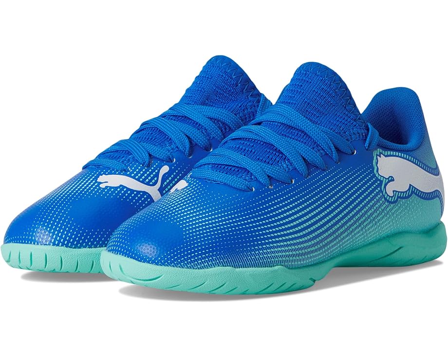 

Кроссовки PUMA Kids Future Play Indoor Training, цвет Hyperlink Blue/Mint/Puma White