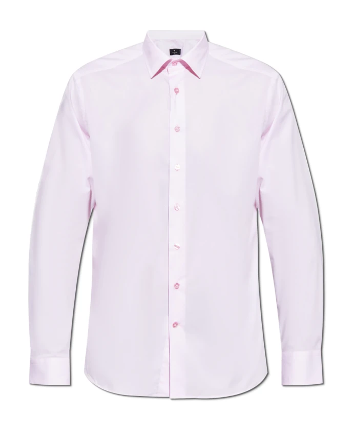 

Хлопковая рубашка Etro, розовый
