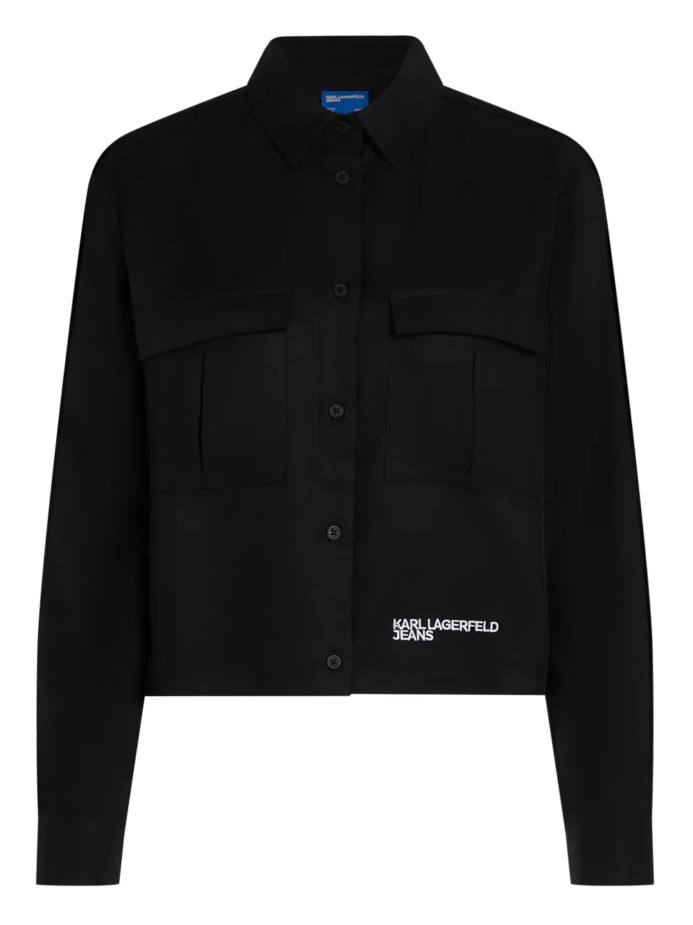 

Блузка в стиле милитари Karl Lagerfeld Jeans, черный