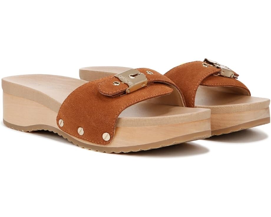 Сандалии Dr. Scholl's Original Too Slide, цвет Honey Brown Leather