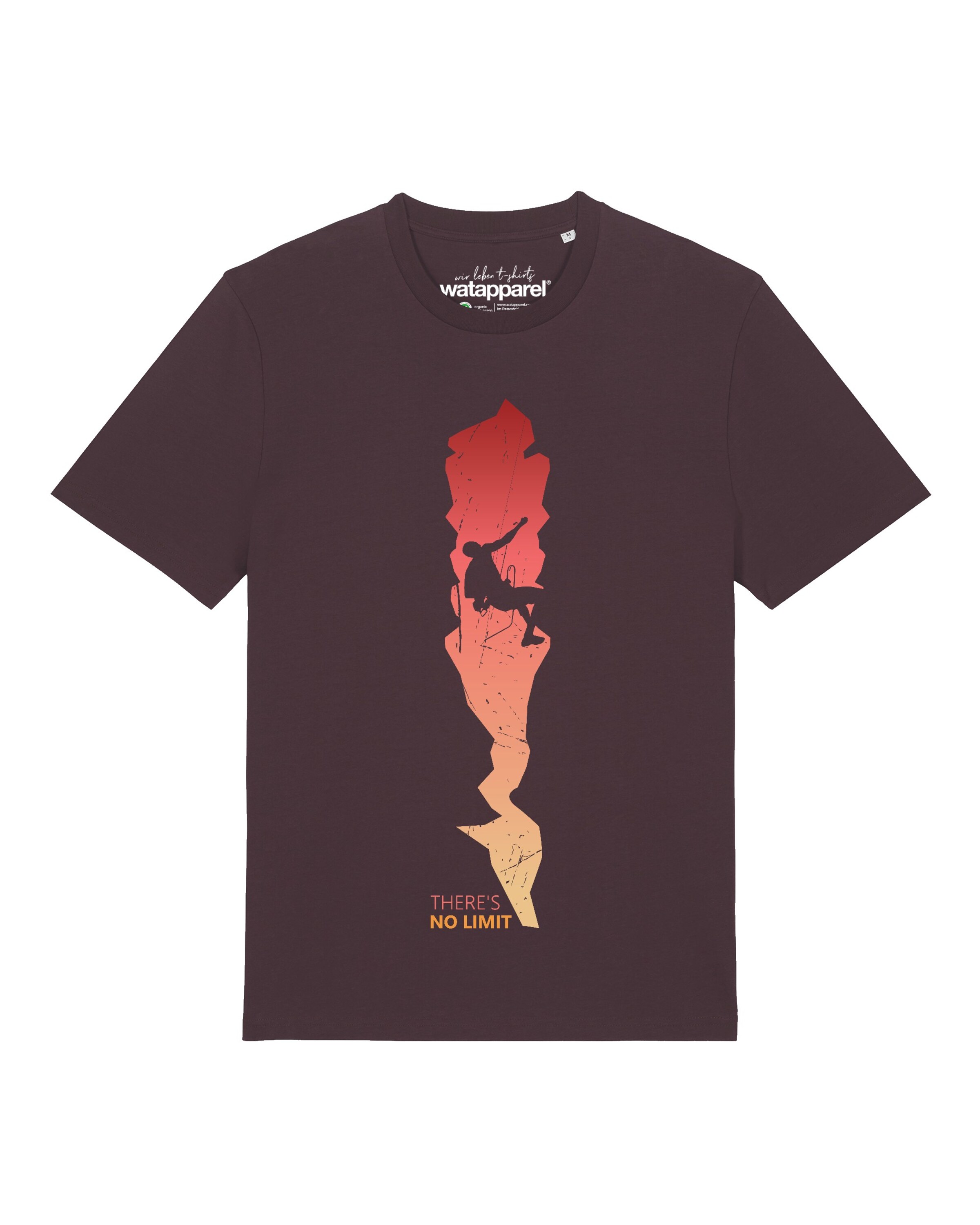 

Watapparel Футболка 'There's no limit' в красном, темно-красном