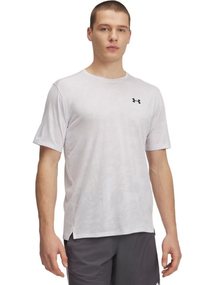 

Спортивная футболка "Tech Vent Jcqrd T-Shirt" серого цвета Under Armour