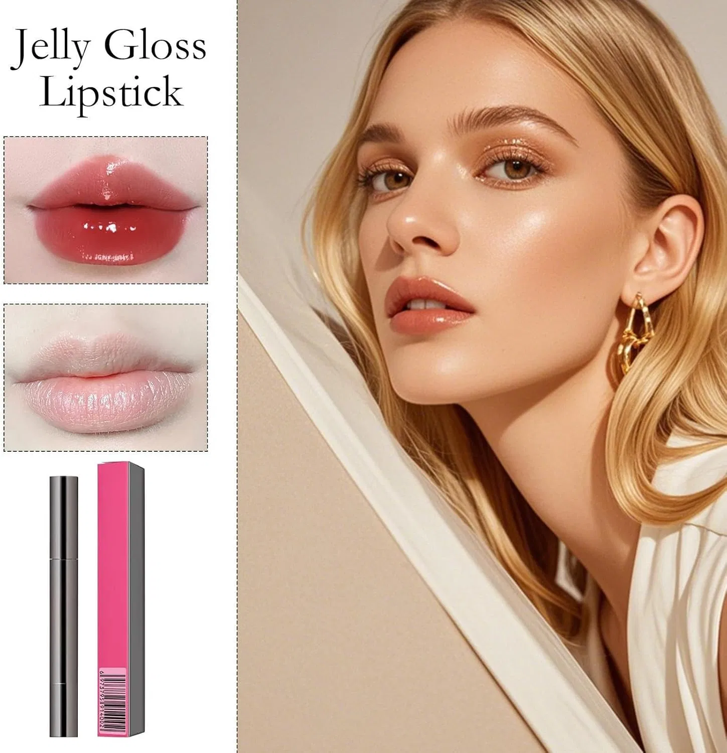 Набор бальзамов для губ Jelly Lip Balm Set, увлажняющий, бесцветный — фото 2