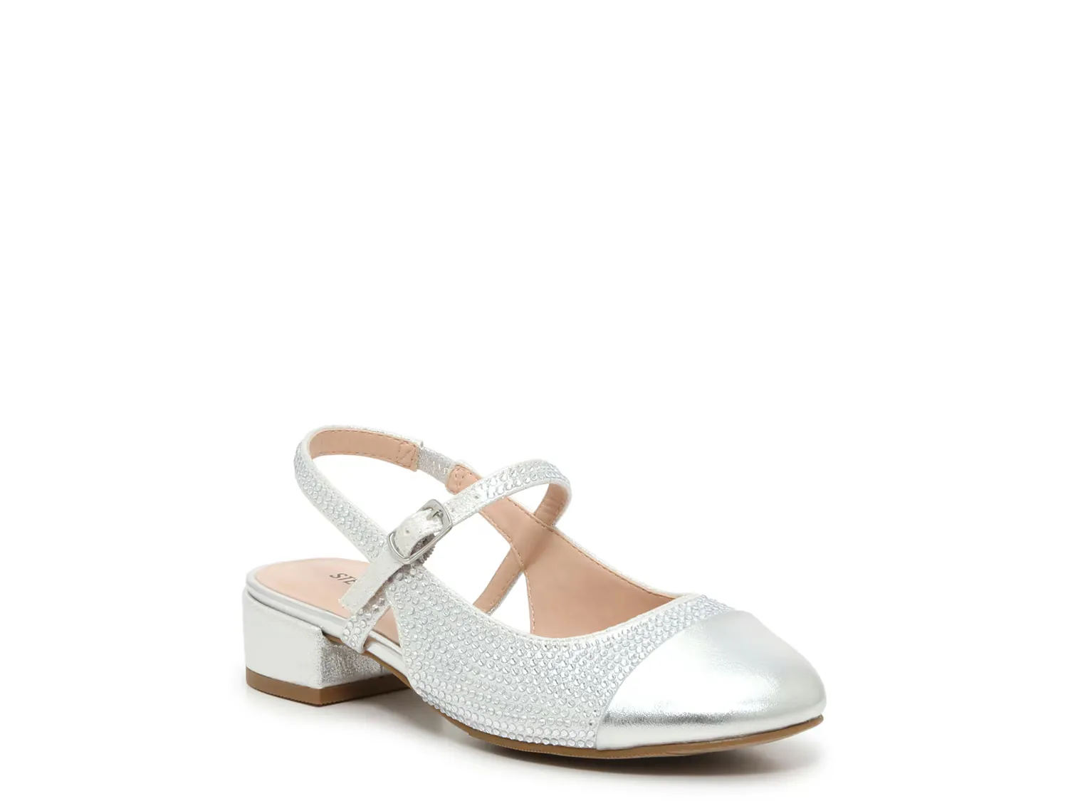 

Туфли Belinda Slingback Pump Steve Madden, серебряный/металлик