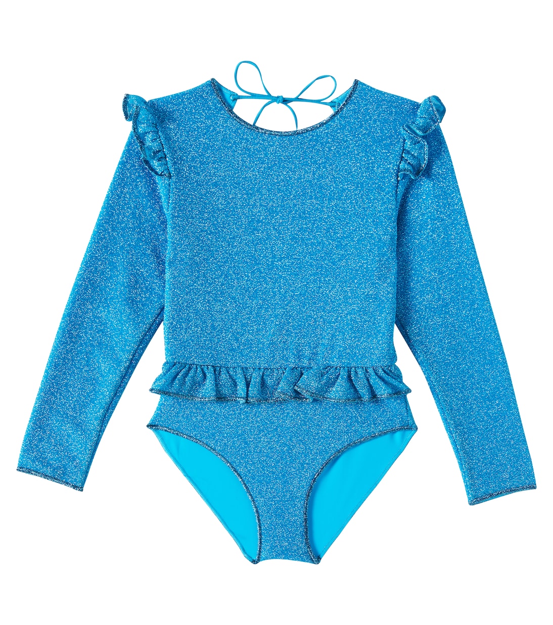 

Купальник с рюшами Lumière из ламе Oséree Kids, Turquoise