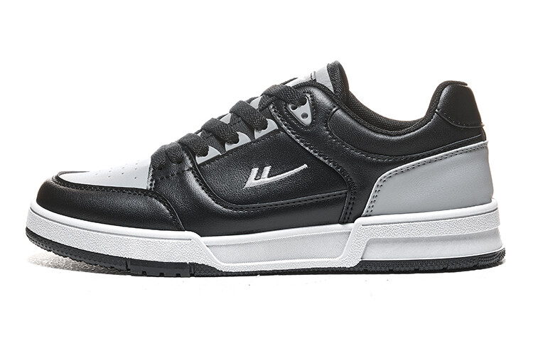 

Кроссовки WARRIOR Skateboarding Shoes Men Low-top Black Light Gray, черный