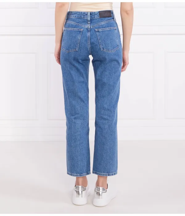 Джинсы Straight fit Calvin Klein, синий — фото 4