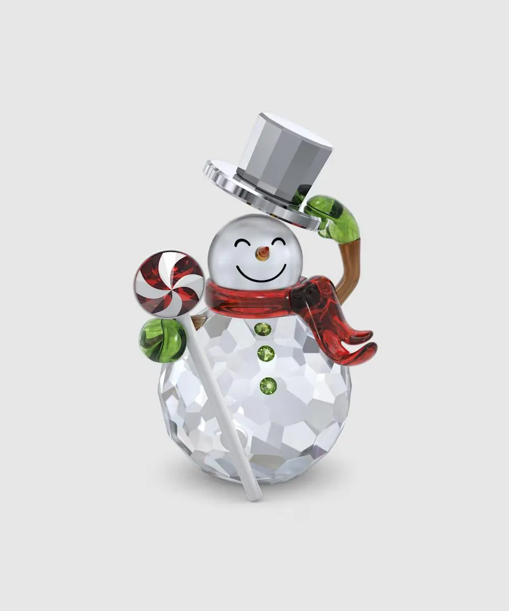 

Декоративная фигурка Swarovski Holiday Cheers Snowman Dulcis, белый