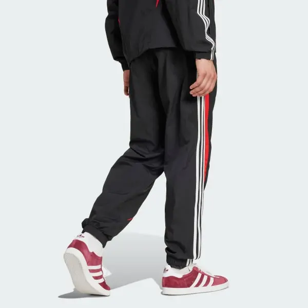 Спортивные штаны с логотипом Adidas 3-Stripes Adidas Originals, черный — фото 4