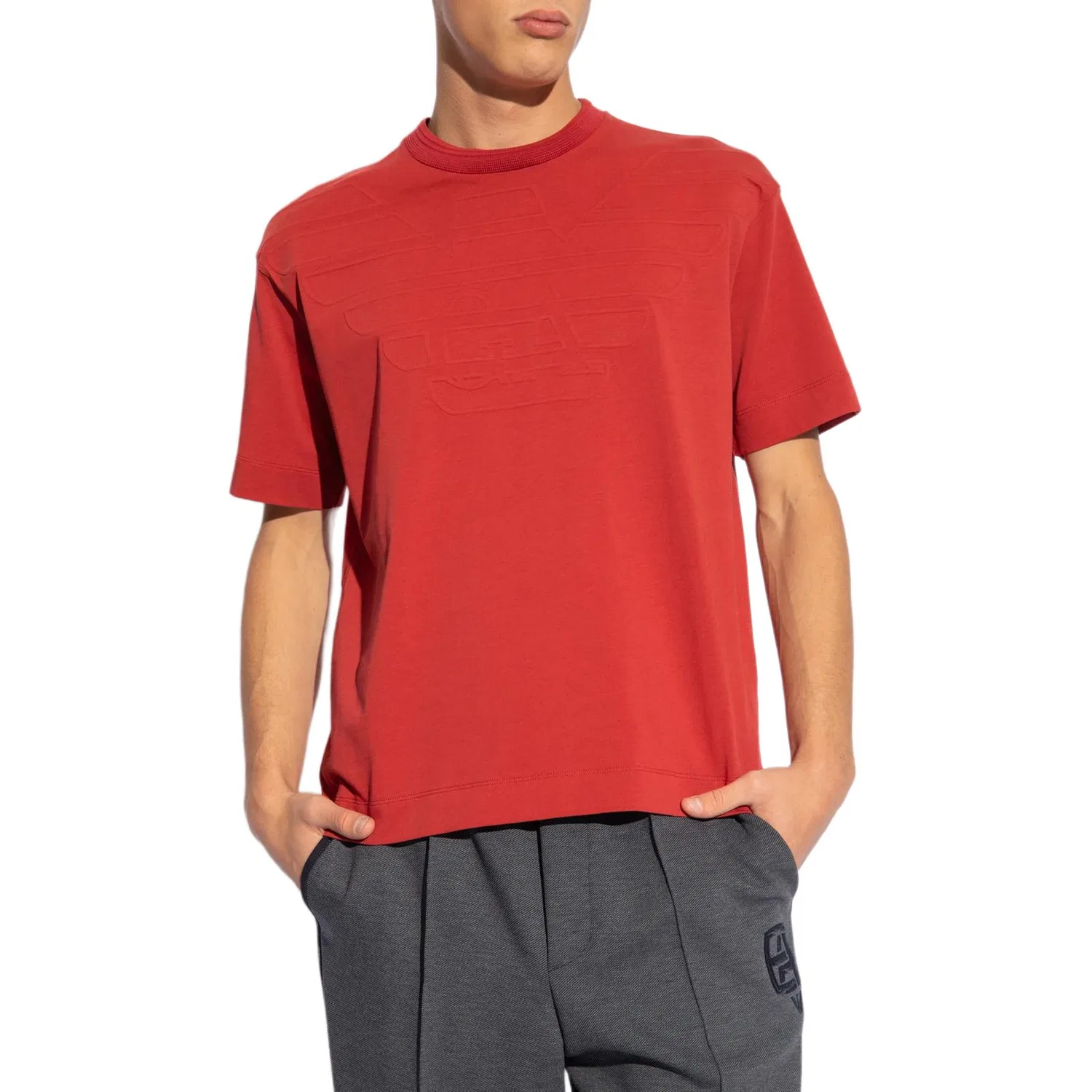 Футболка мужская Red EMPORIO ARMANI — фото 3