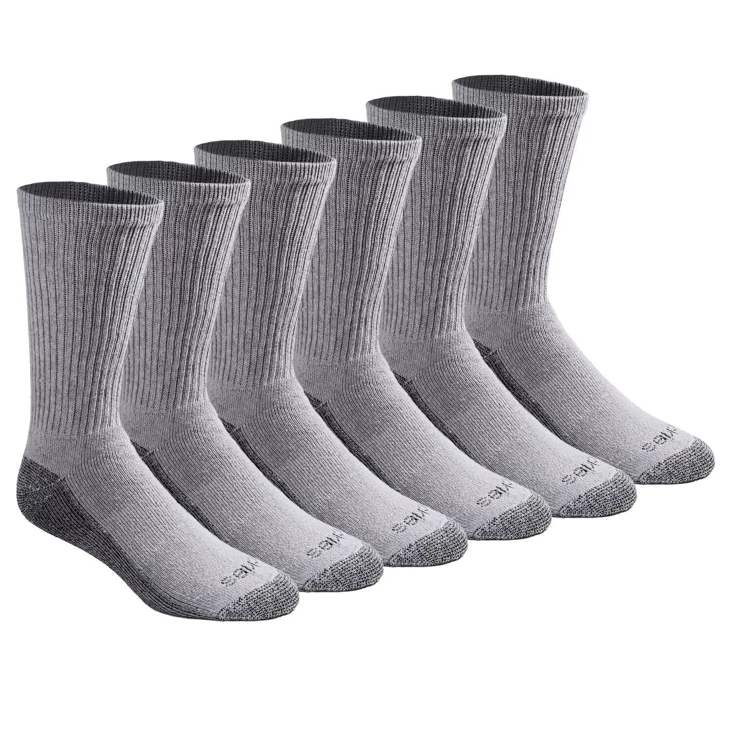 

Мужские носки Dri-Tech Comfort с контролем влажности, 6 пар носков для экипажа Dickies, серый